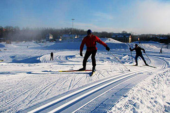 Skiing in Tartu