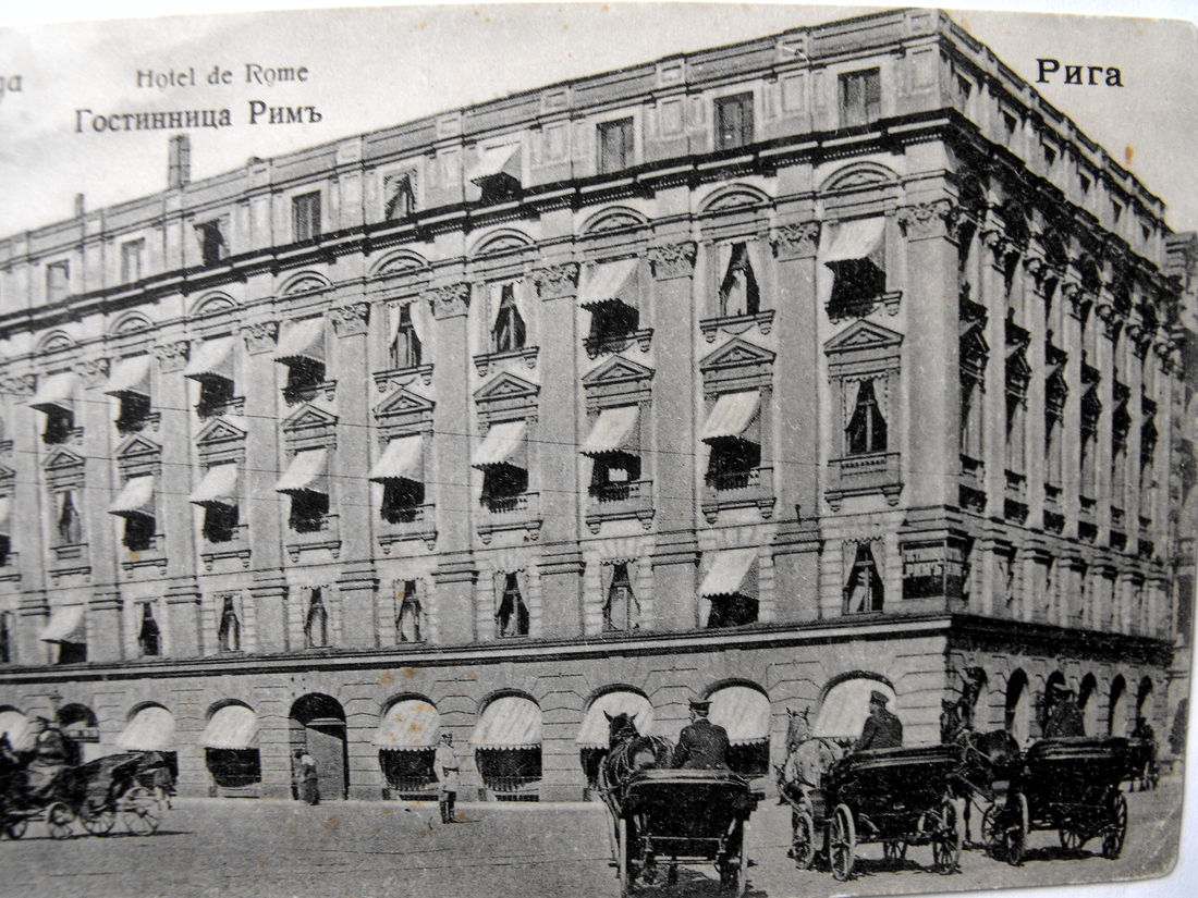 Как выглядела первая гостиница в Риге в 19 веке